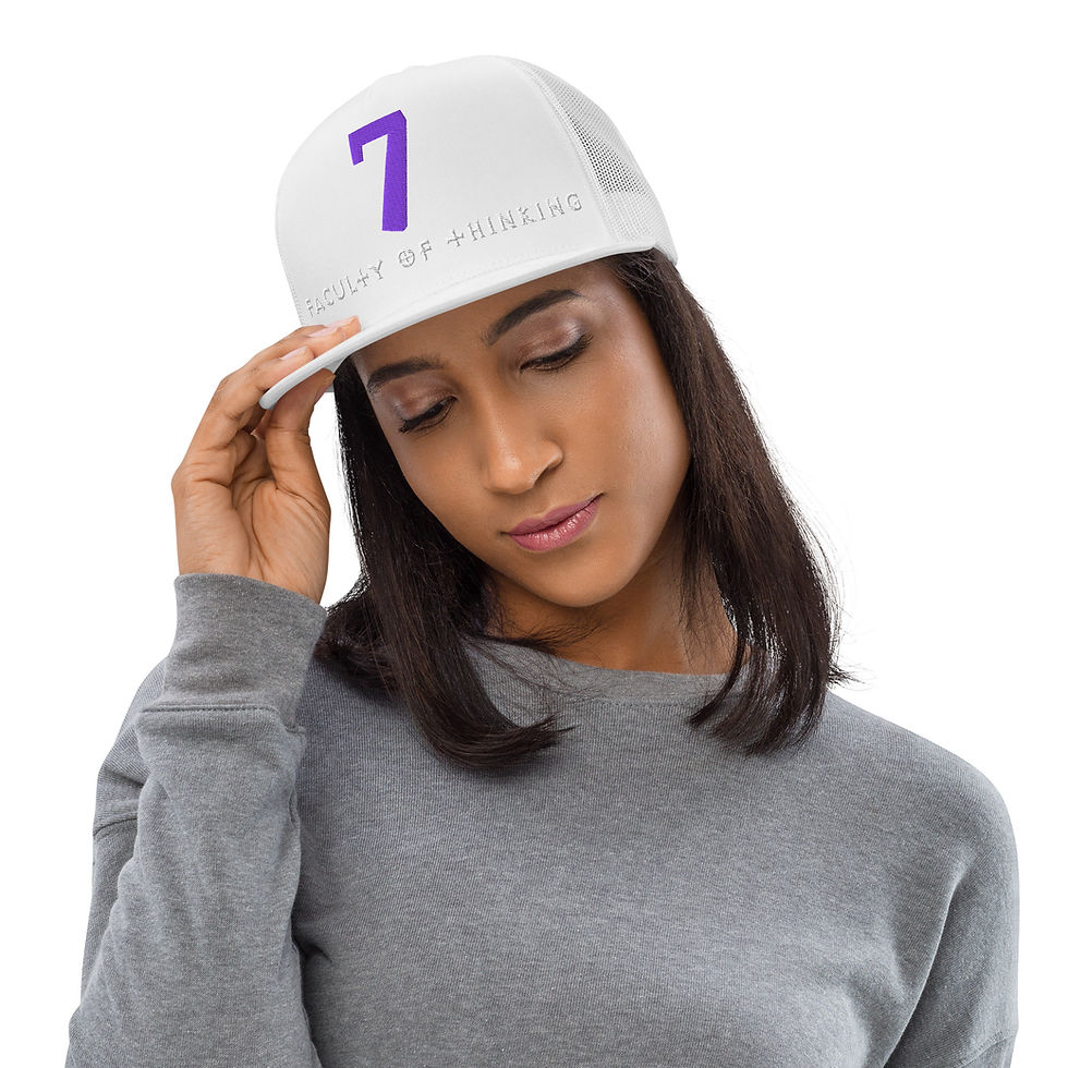 Thumbnail: The 7 Faculty Trucker Cap – The Enlightened Edition