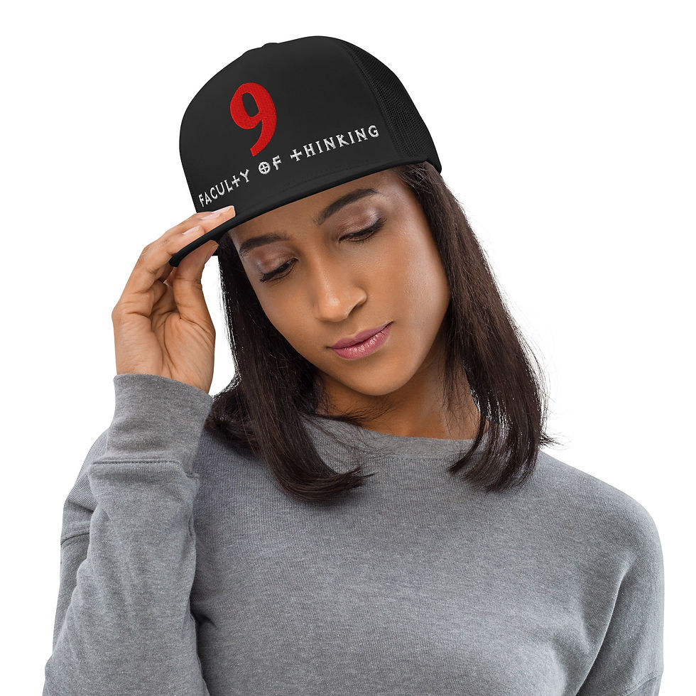 Thumbnail: The 9 Faculty Trucker Cap – The Wisdom Edition
