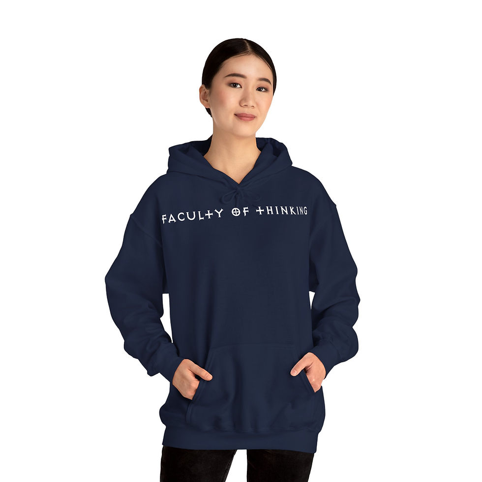 Thumbnail: The Faculty of Thinking Statement Hoodie - Womens