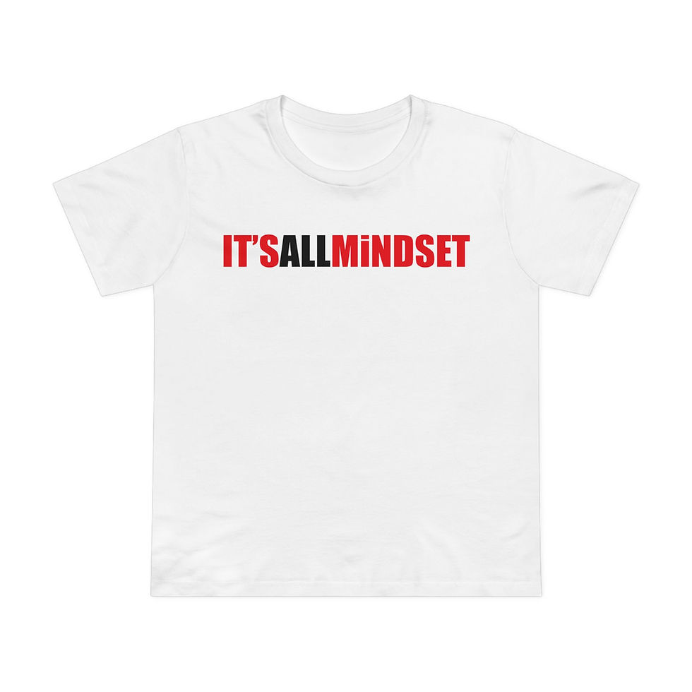 Thumbnail: "It's All Mindset" Tee – The Power of Perspective - WOMANS