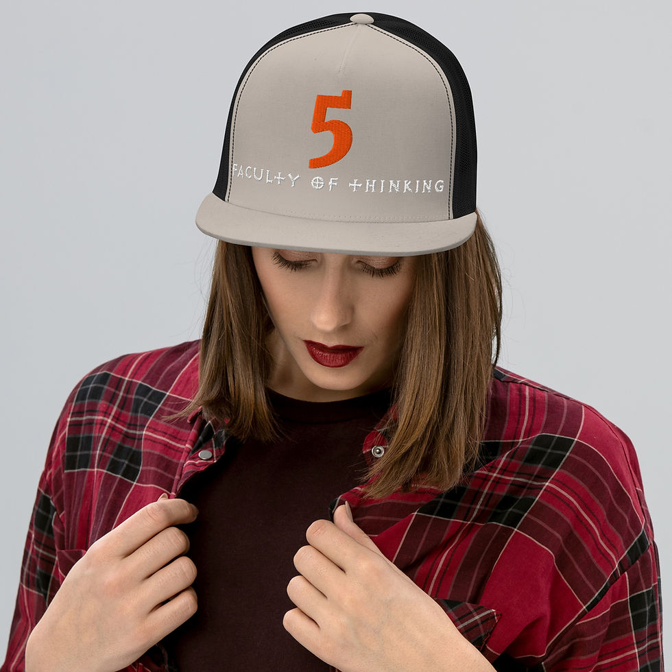 Thumbnail: The 5 Faculty Trucker Cap – The Freedom Seeker Edition