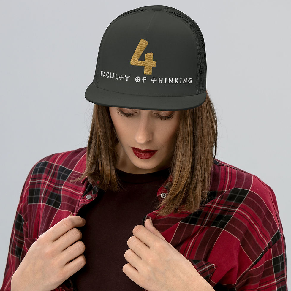 Thumbnail: The 4 Faculty Trucker Cap – The Foundation Builder Edition