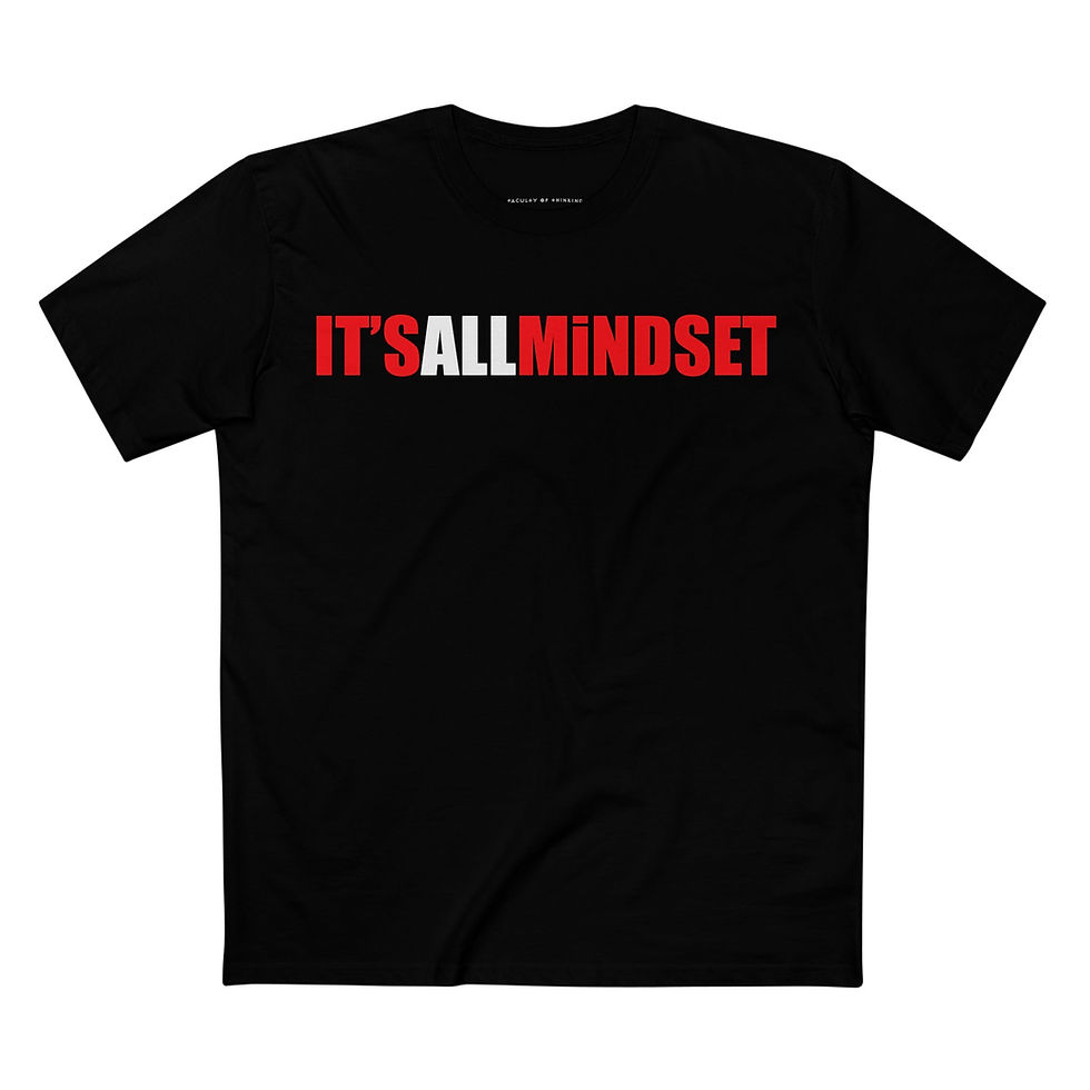 Thumbnail: "It's All Mindset" Tee – The Power of Perspective - MENS