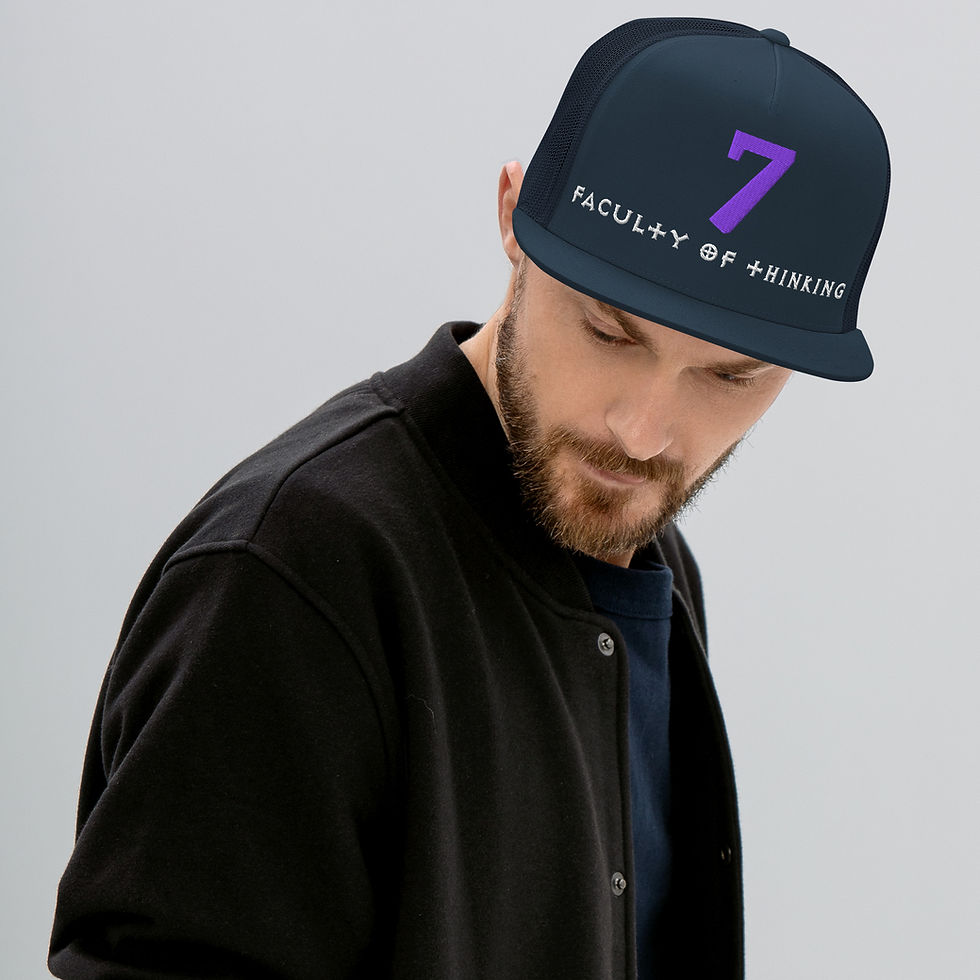 Thumbnail: The 7 Faculty Trucker Cap – The Enlightened Edition