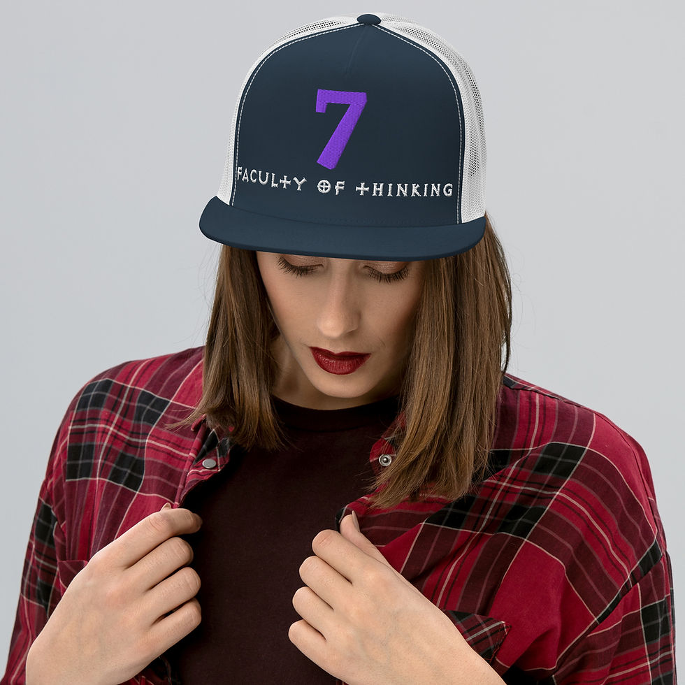 Thumbnail: The 7 Faculty Trucker Cap – The Enlightened Edition
