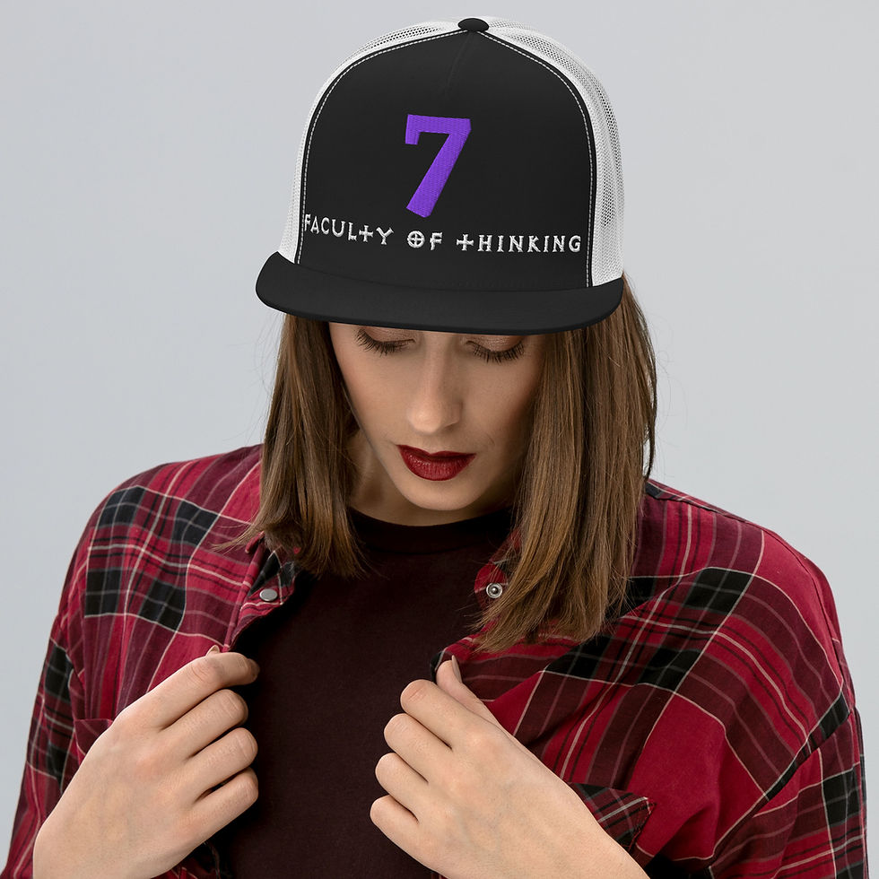 Thumbnail: The 7 Faculty Trucker Cap – The Enlightened Edition