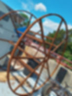Proud Mary awaits patiently for development on the roof of Nova Labs