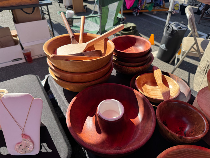 Jim Preissner's turned wooden bowls