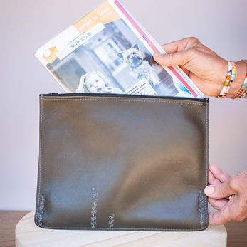 Artisan créateur d'articles en cuir et de petite maroquinerie dans les Hautes-Alpes. Je confectionne des sacs et accessoires en cuir.