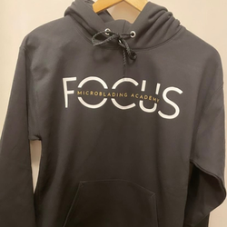 focus microblading academy logo design, sweatshirt design