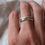 Thumbnail: Silver and sapphire Luce ring ready to ship