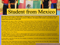 Student from Mexico