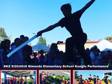 SKZ Kungfu Performance in Simonds Elementary School Multicultural festival 9/20/2019