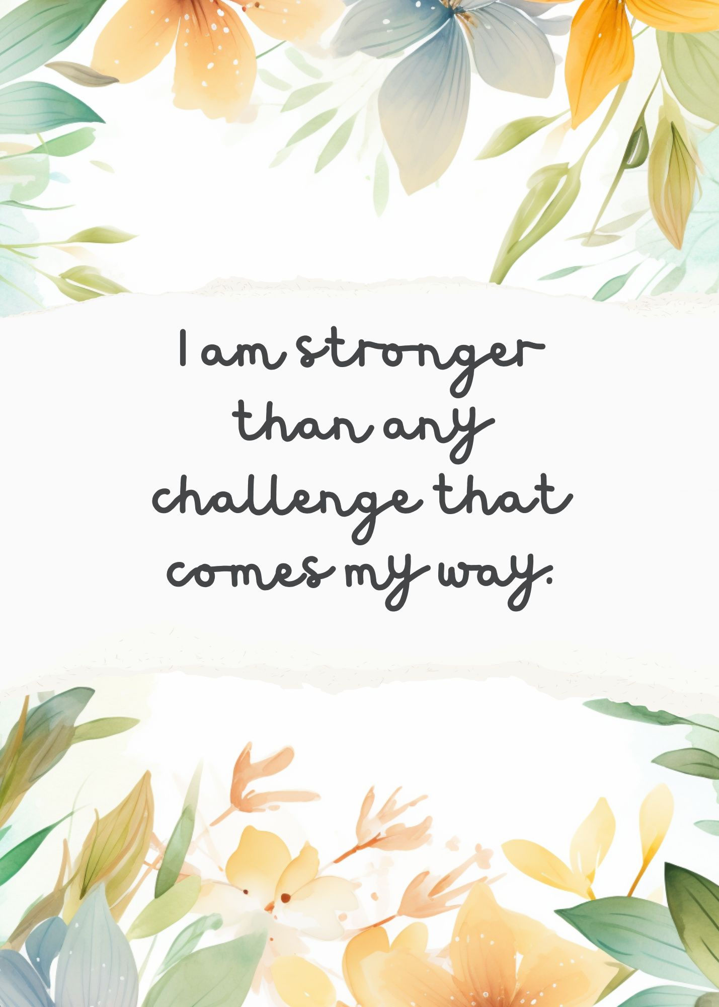 Resilience Affirmations