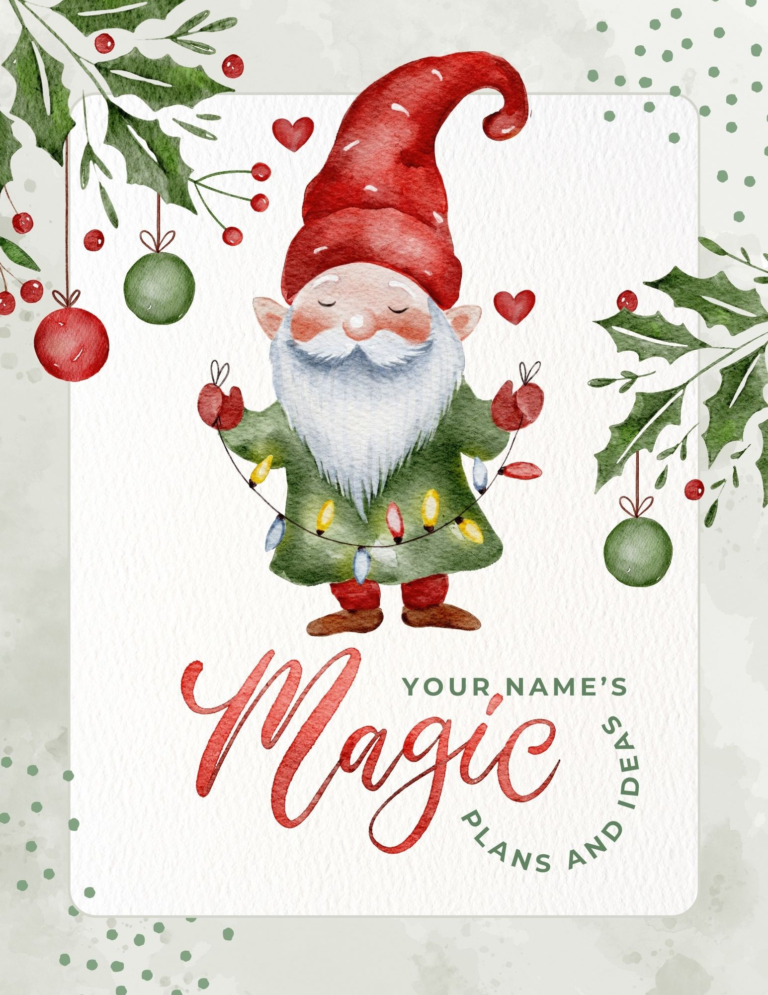 Christmas Canva Template Packet