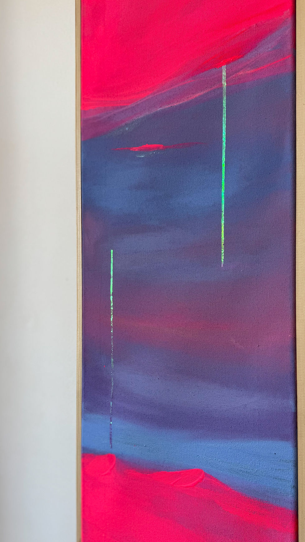 Miniaturbild: Pink New Moon I | 30x120cm
