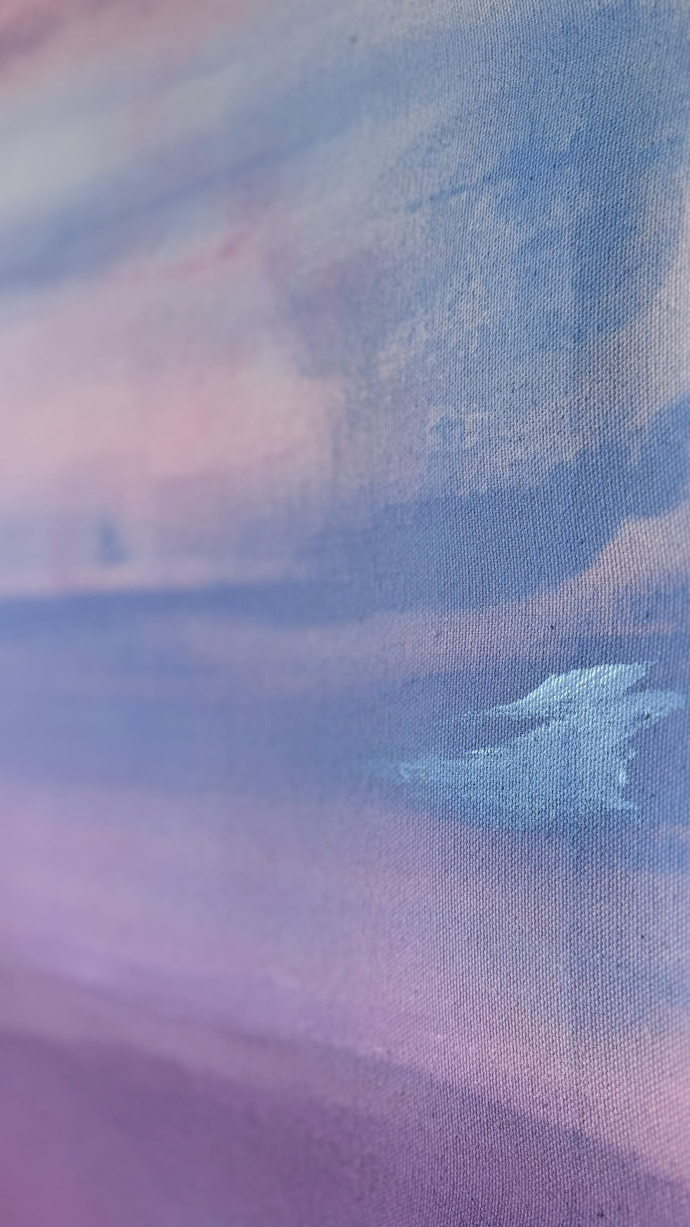 Miniaturbild: Pink New Moon III | 55x120cm