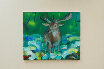 Deer in a park
