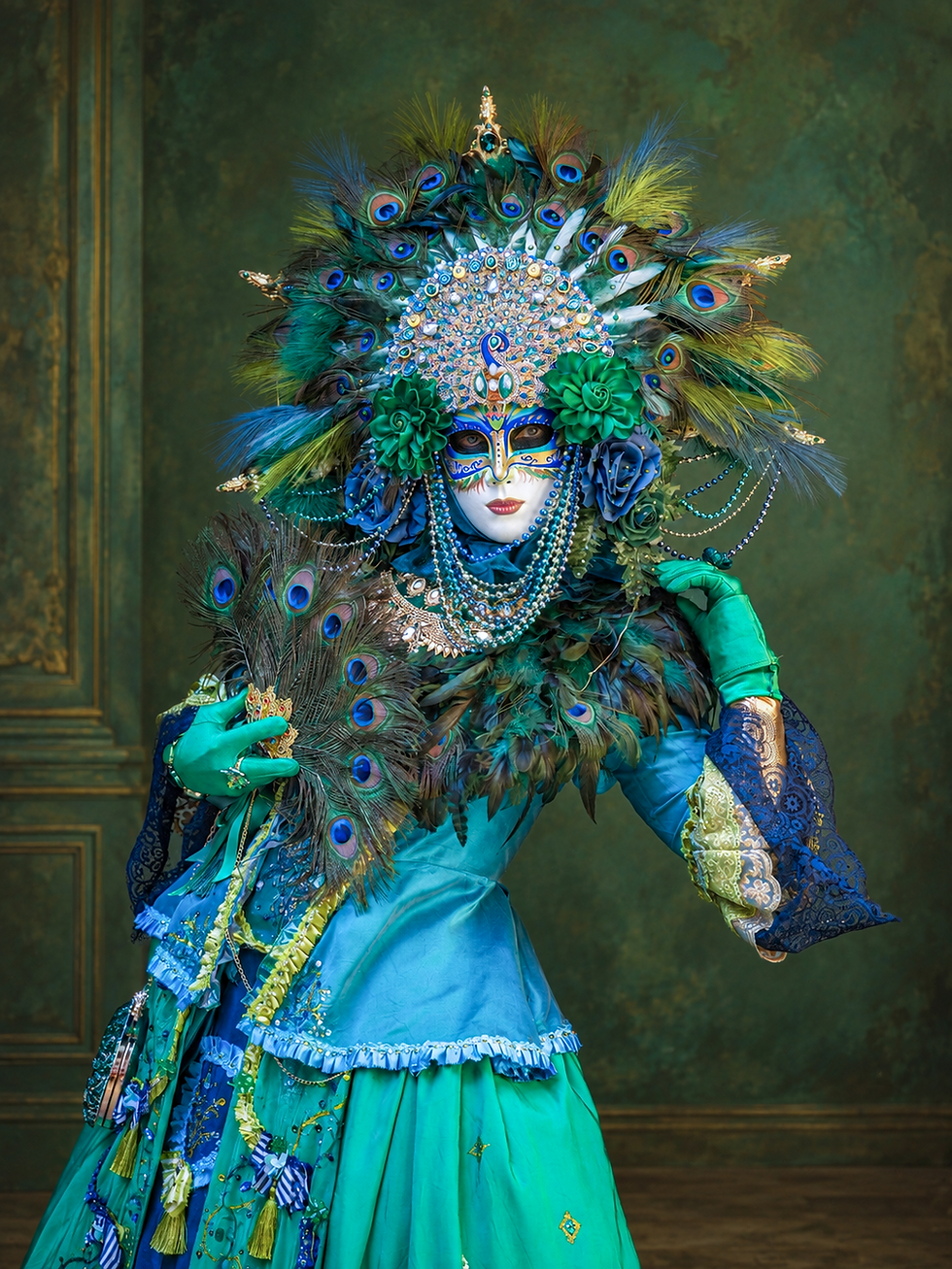 The Lady behind the Peacock Mask 孔雀面具後的女人 孔雀の仮面の貴婦人