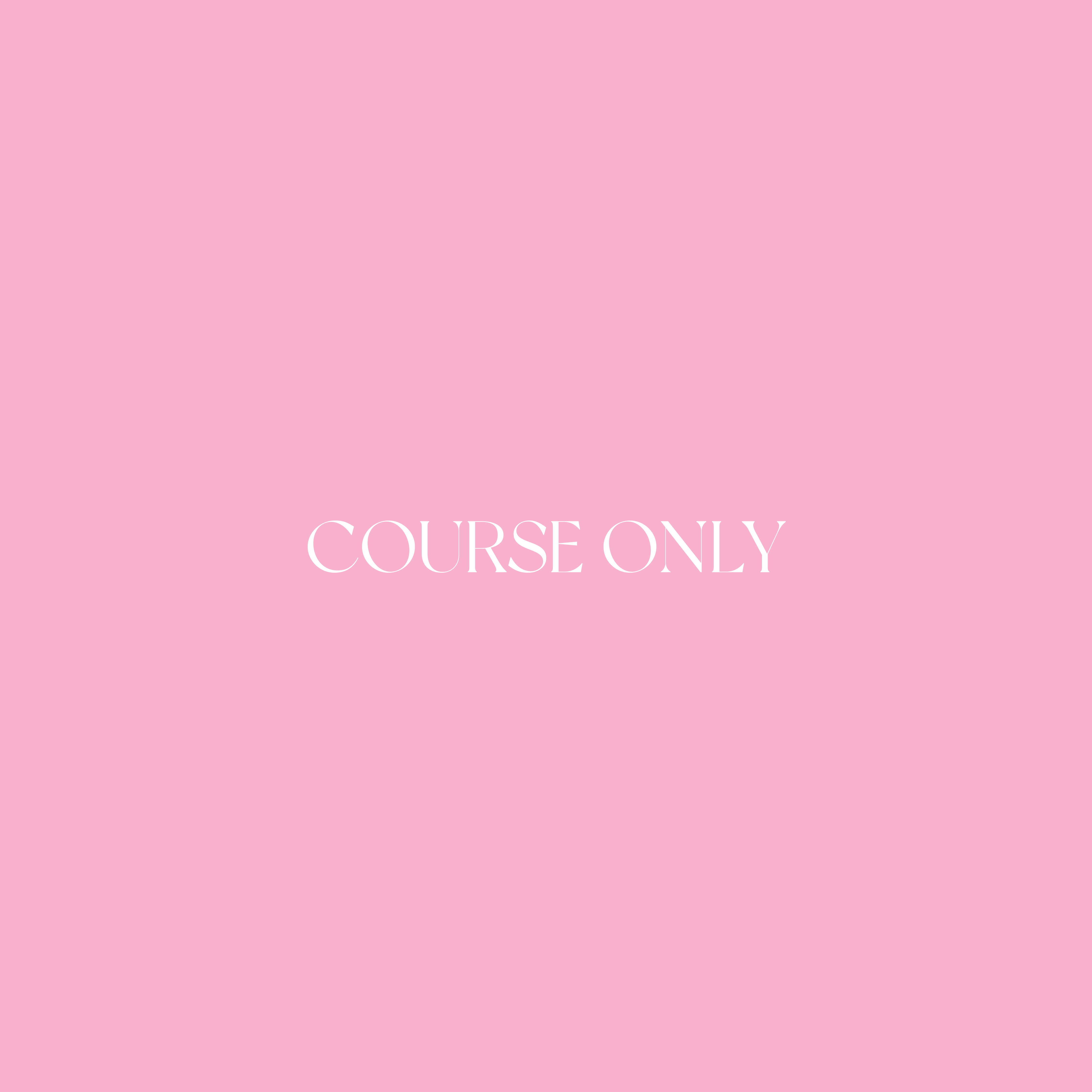 Course Only