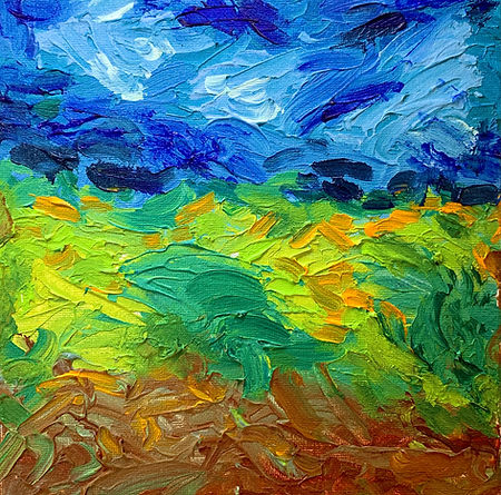 Auvers France Wearable Landscape Paul Bead