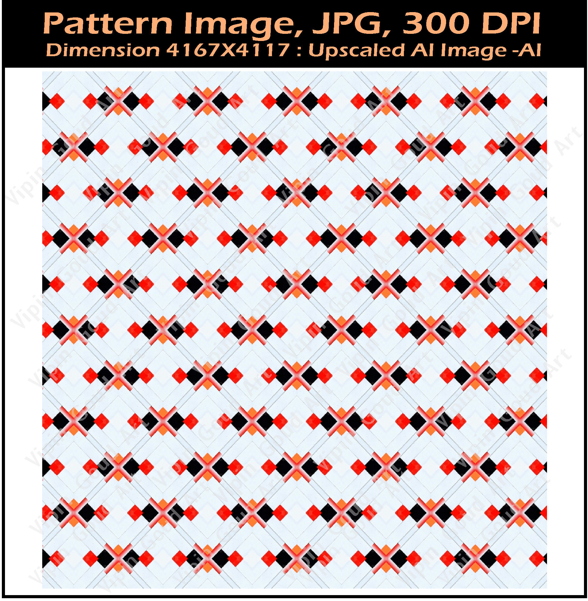 Red and Black Check Pattern JPG, 300 dpi