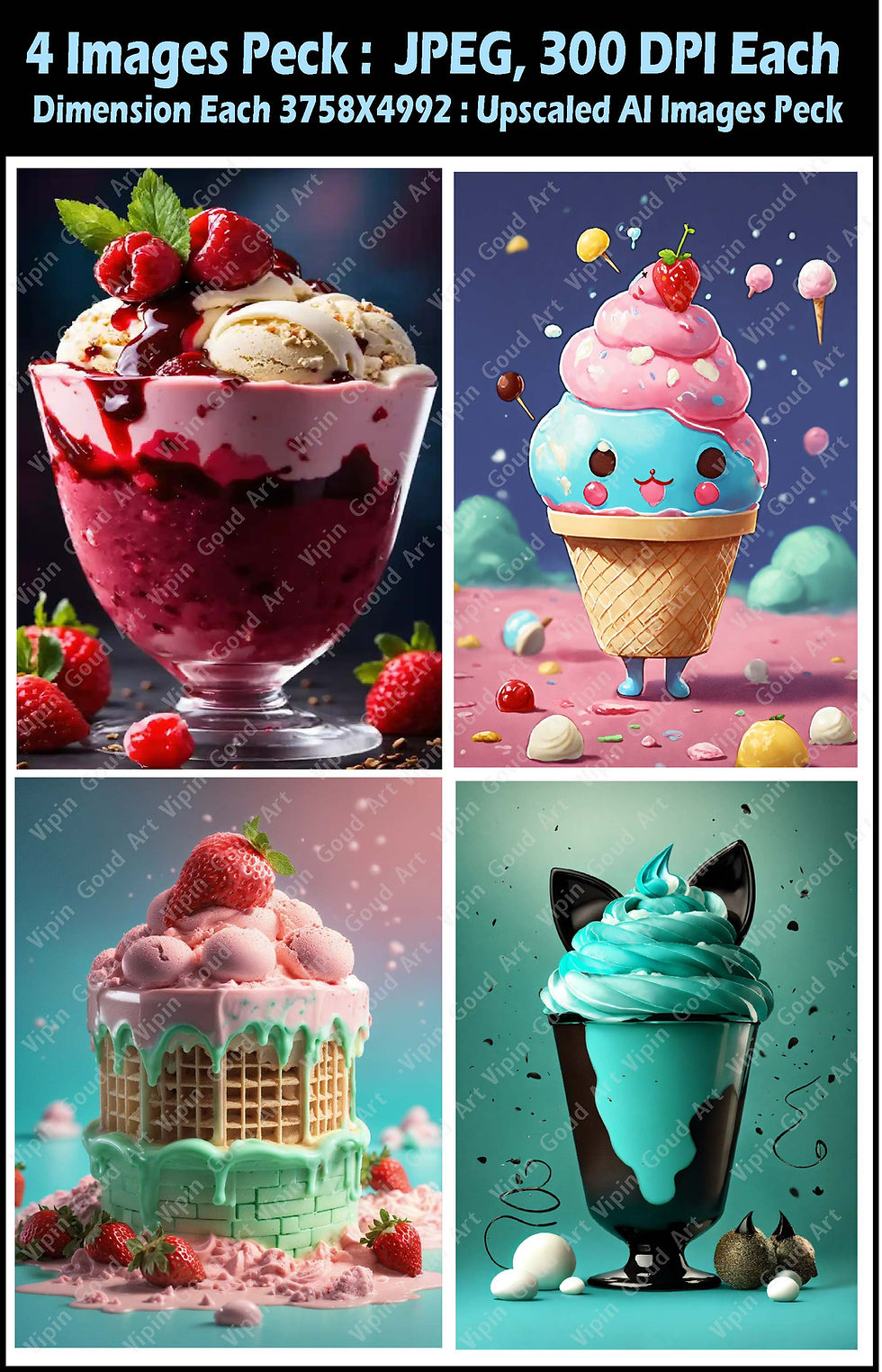 ice cream JPG images featuring colorful scoops, cones, and sundaes