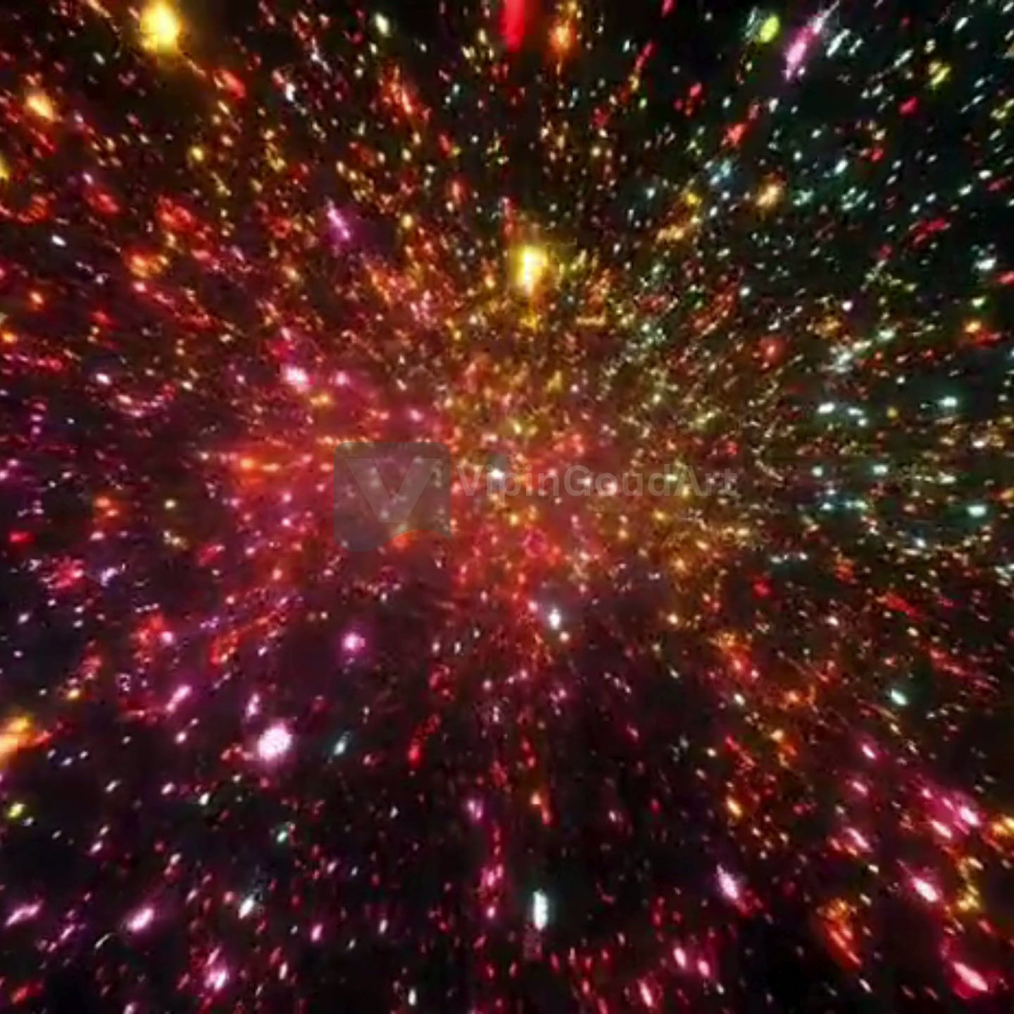 bubble animation form center to front video