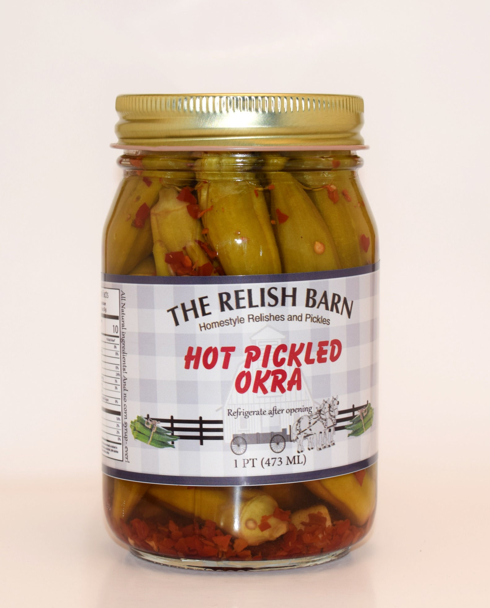 Hot Pickled Okra