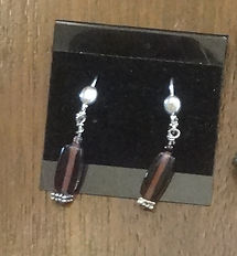 EE 089 Earrings purple oblong glass w silver.JPG