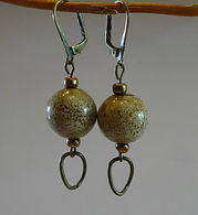 EE 023.Earrings - brown ceramic w ring.jpg