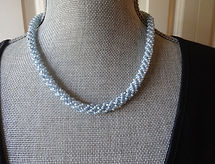 015 Necklace rope blue w cones.JPG