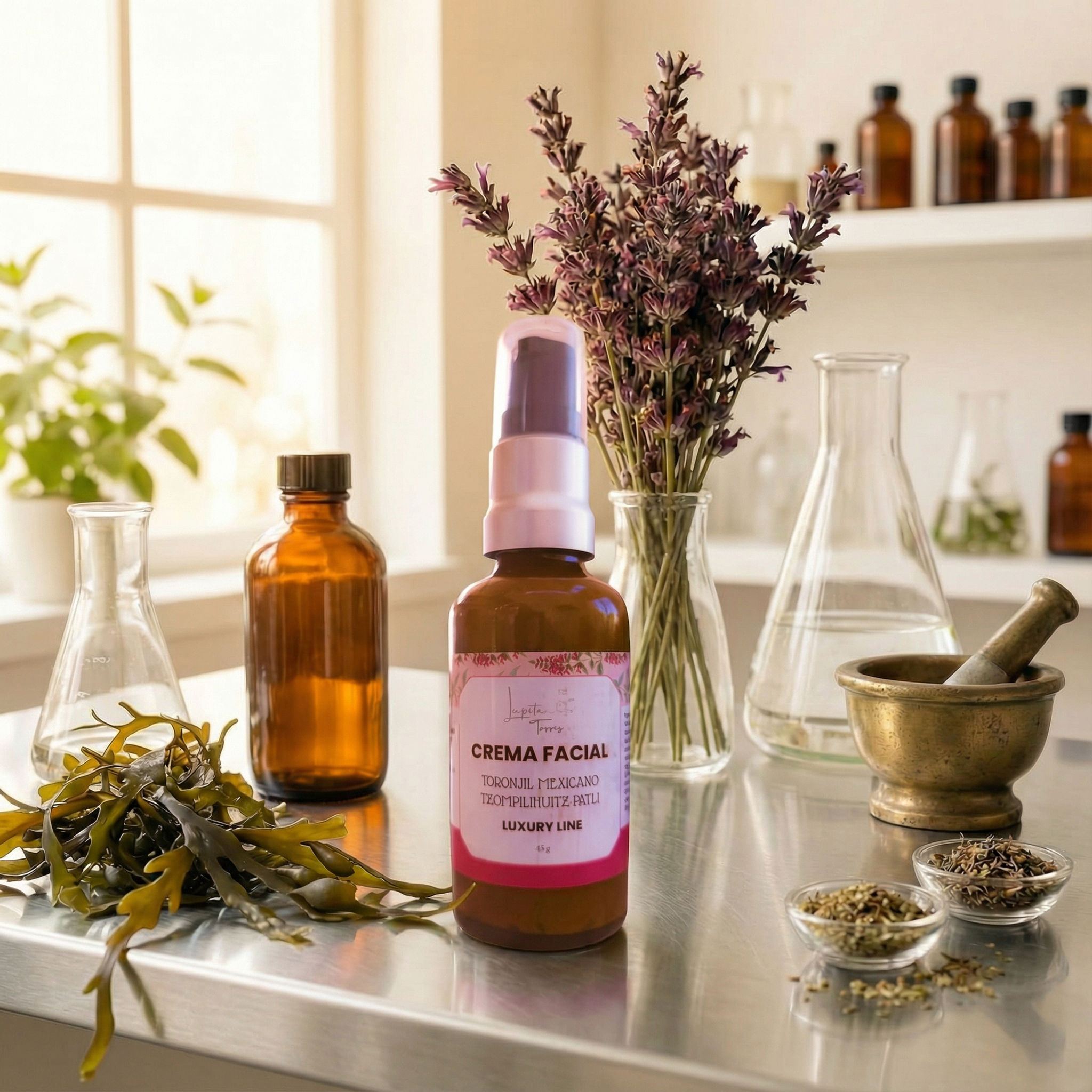 Crema facial Toronjil Mexicano