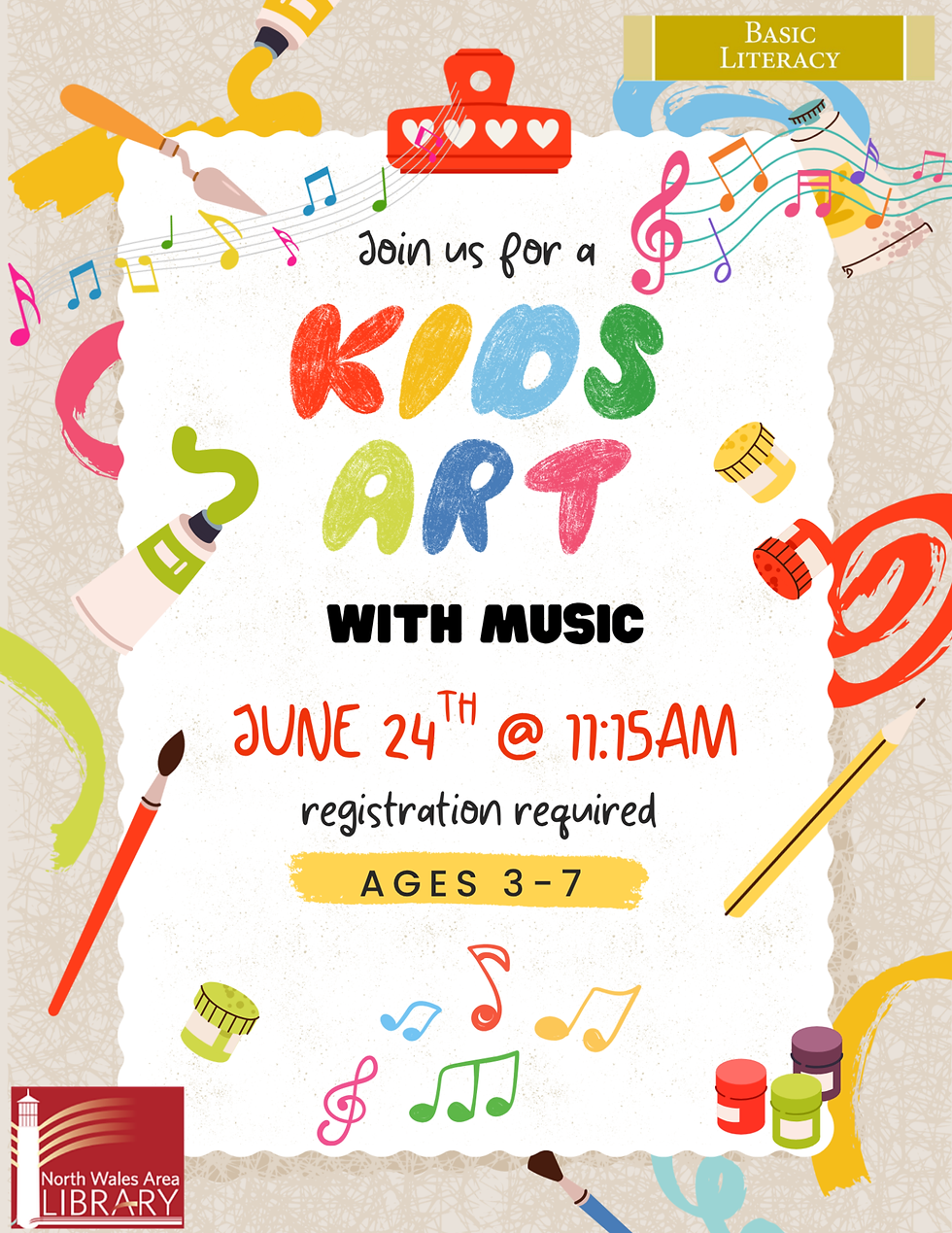 Kids Art with Music