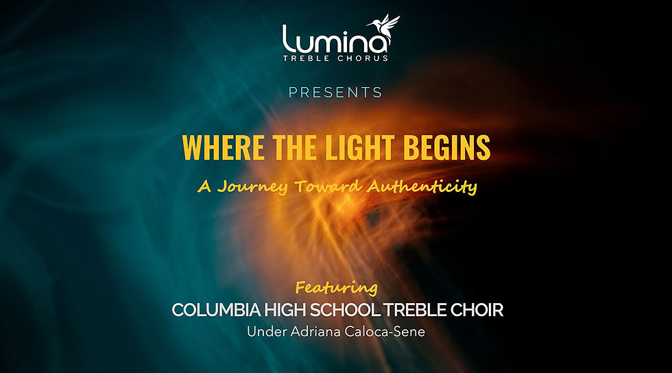 Lumina Treble Chorus Inaugural Concert