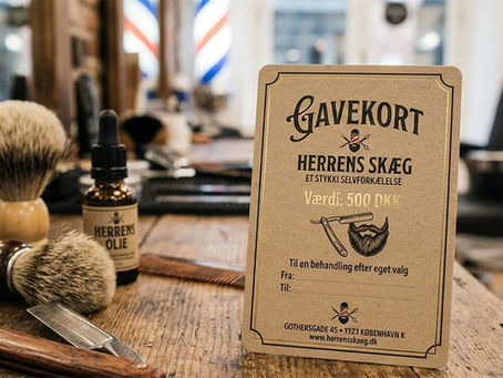 Gavekort barberoplevelse