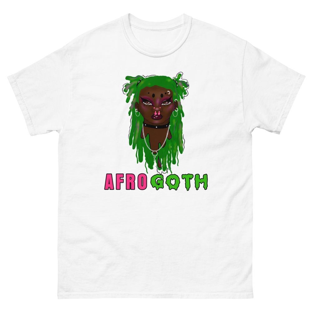 Melonie, the Afro Goth heavyweight tee