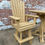 Thumbnail: Poly lumber swivel bar chair