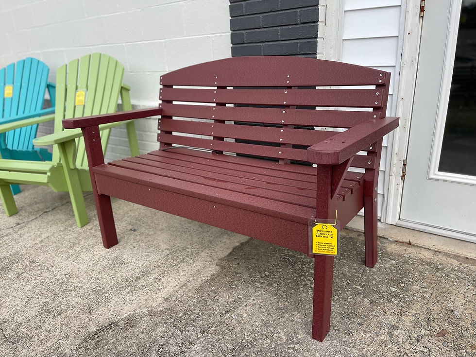 Thumbnail: 4' Poly lumber garden bench