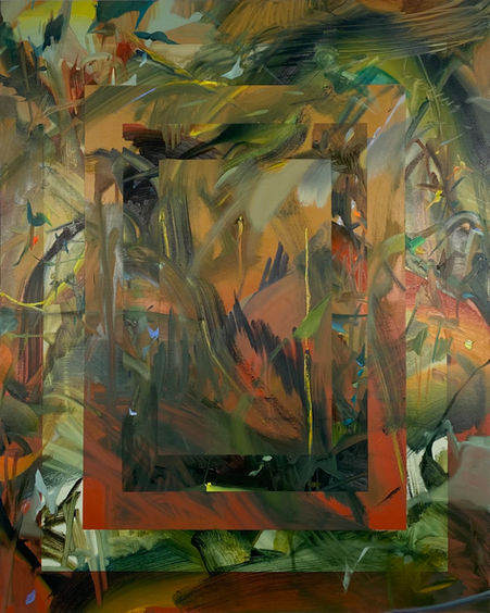 "No Longer, Not Yet #4", 2022 
Huile sur toile | oil on canvas 60 x 48 po. | in.