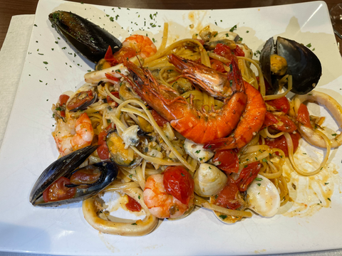 Linguine alla Scoglio -Restaurant de l'Aéroport de Lausanne - Blecherette