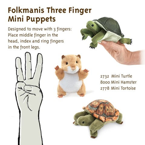 Thumbnail: FOLKMANIS - Mini Turtle Finger Puppet