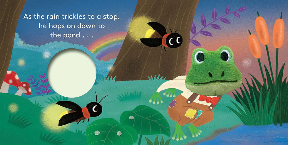 Thumbnail: CHRONICLE BOOKS - Little Cottage Frog Finger Puppet Book