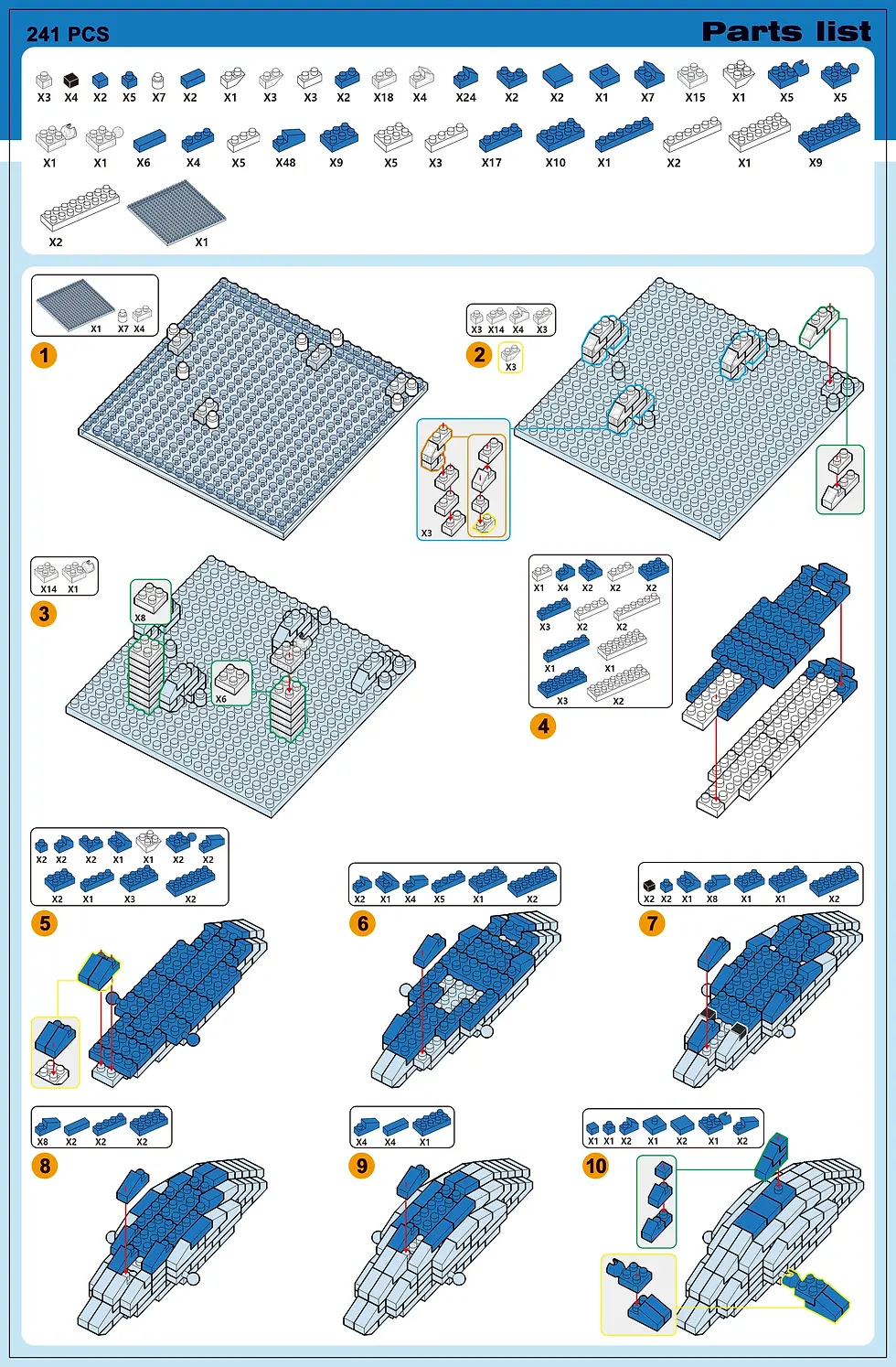 Thumbnail: MINI BUILDING BLOCKS - Dolphins