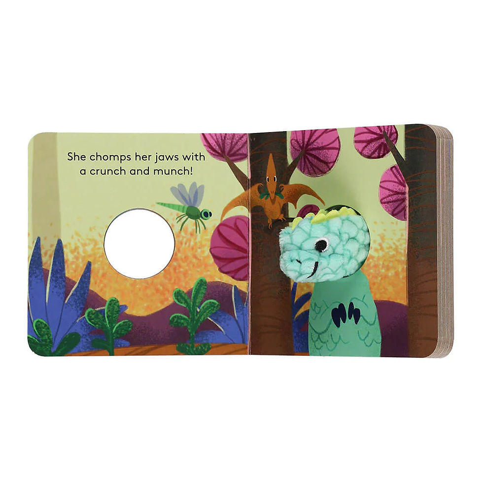 Thumbnail: CHRONICLE BOOKS - Baby T. Rex Finger Puppet Book