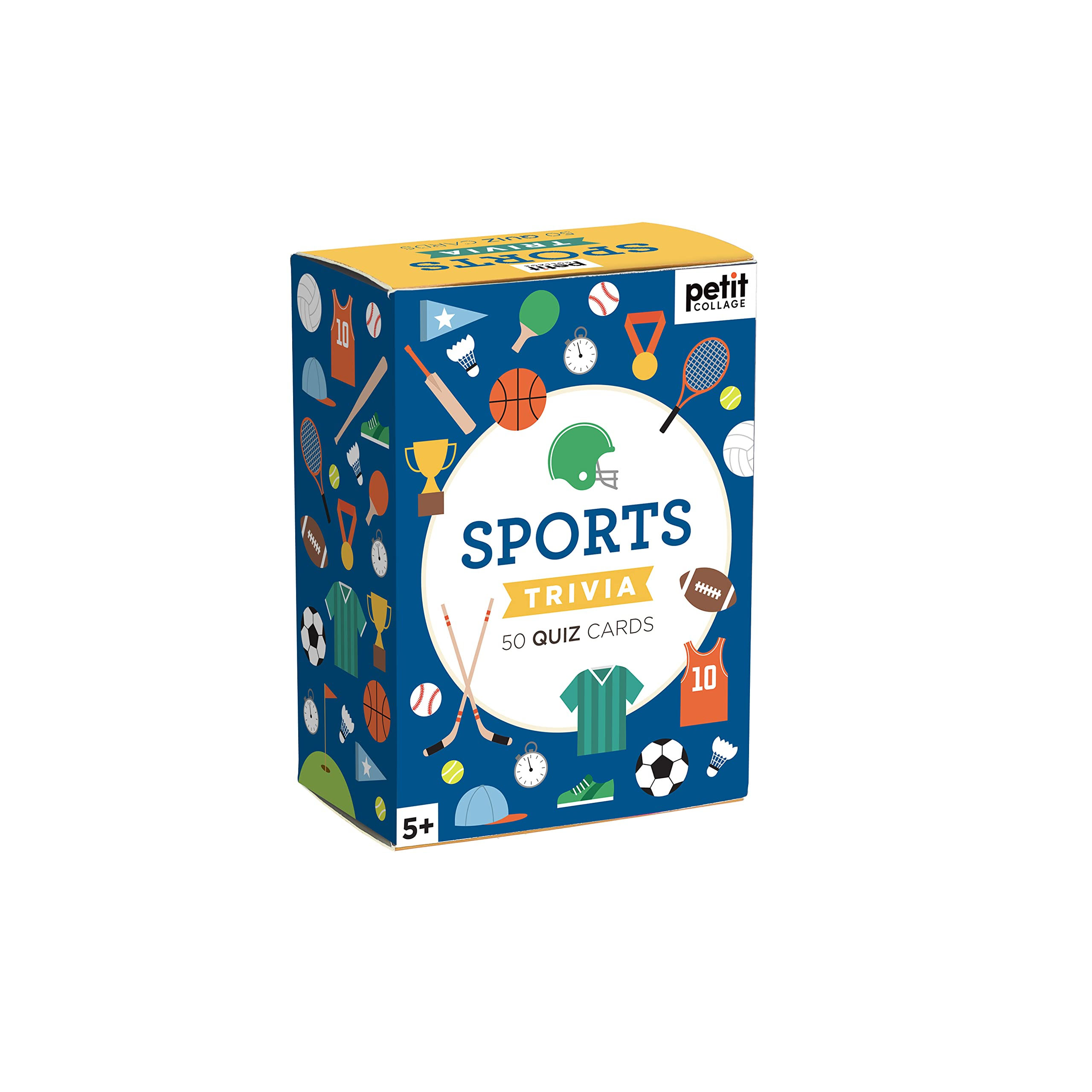 PETIT COLLAGE - Sports Trivia 50 Quiz Cards