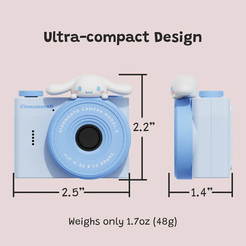Thumbnail: KIDAMENTO - Mini Cinnamoroll Digital Camera - Model A