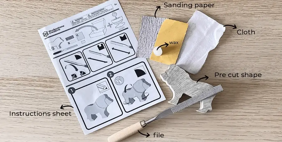 Thumbnail: STUDIOSTONE CREATIVE - Turtle Soapstone Carving Kit