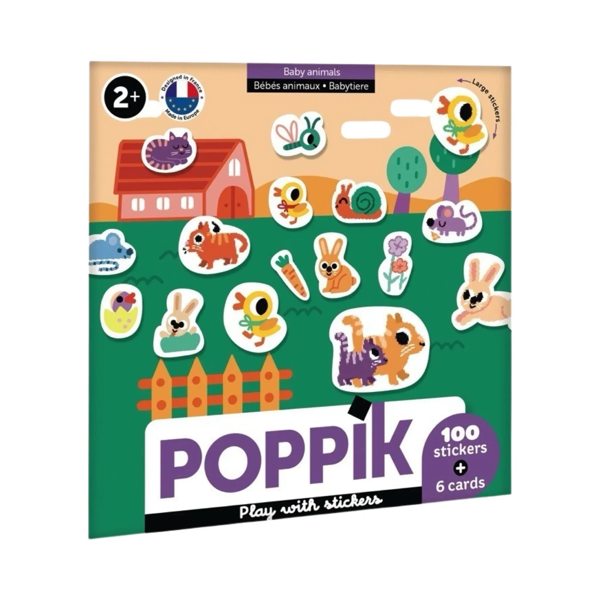 POPPIK - Play With Stickers Baby Animals