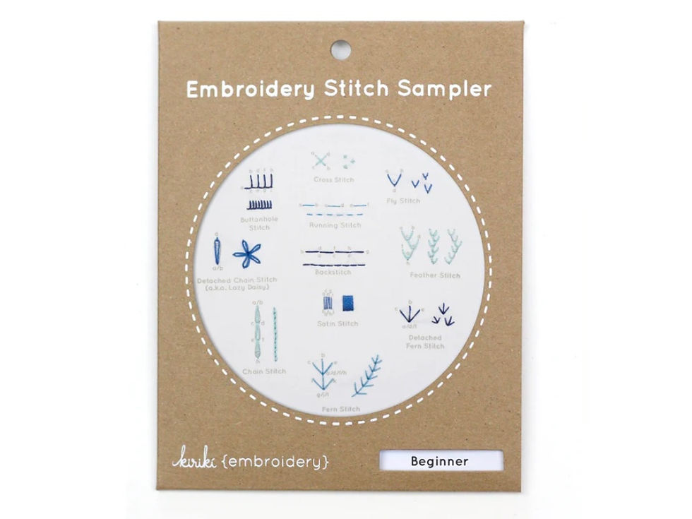 Thumbnail: KIRIKI PRESS - Embroidery Stitch Sample